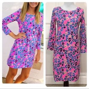 NWT LILLY PULITZER CORINE T-SHIRT DRESS SUNKISSED PAWS OFF RARE FIND